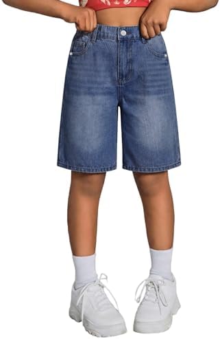 VICTORIOUS Men's Essential Baggy Fit Denim Shorts DS2099 Indigo